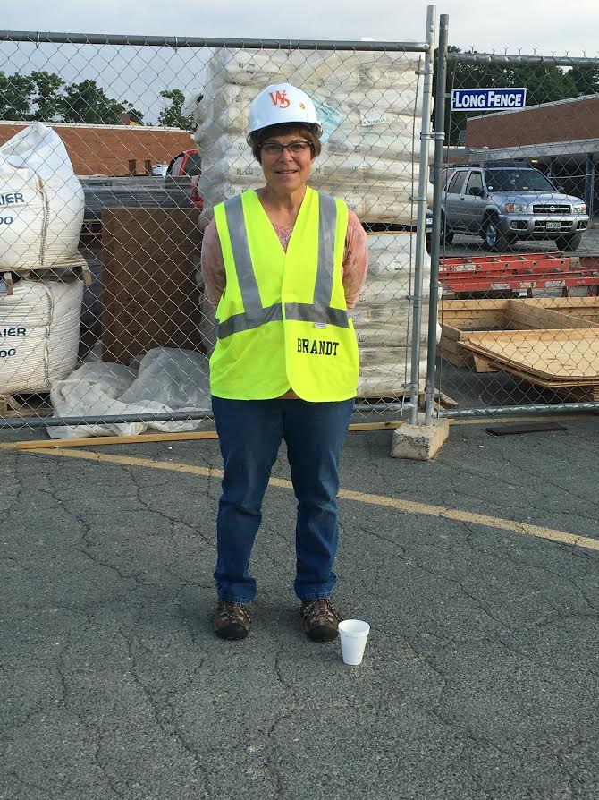 After many years at WS, Former assistant principle, Becky Brandt, puts on a new hat this year and takes over construction.