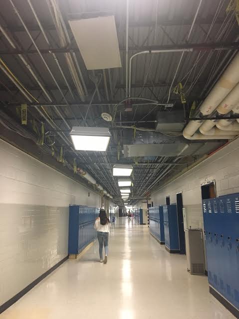 Heres the lovely piped filled hallways of WS.
