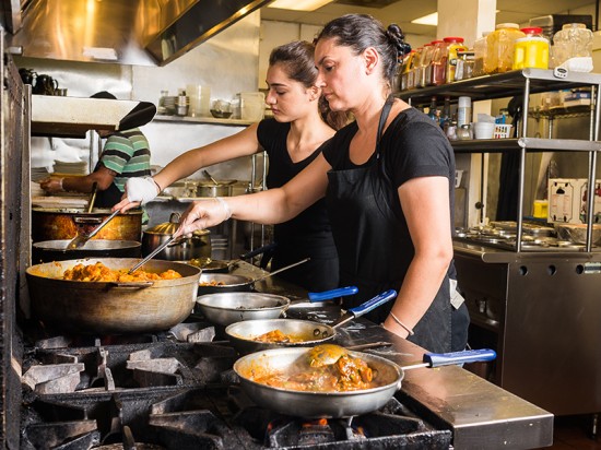 Masroor and her mother, Sofia, prepare delicious traditional Afghan dishes at Afghan Bistro