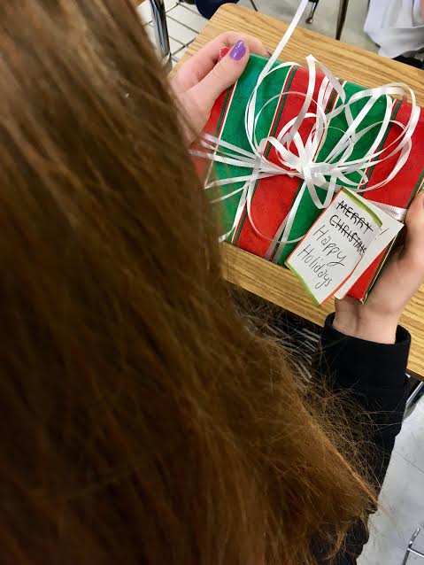 Senior Amanda LaBarge tries to be politically correct during the holiday season, replacing a politically charged message with a neutral one.