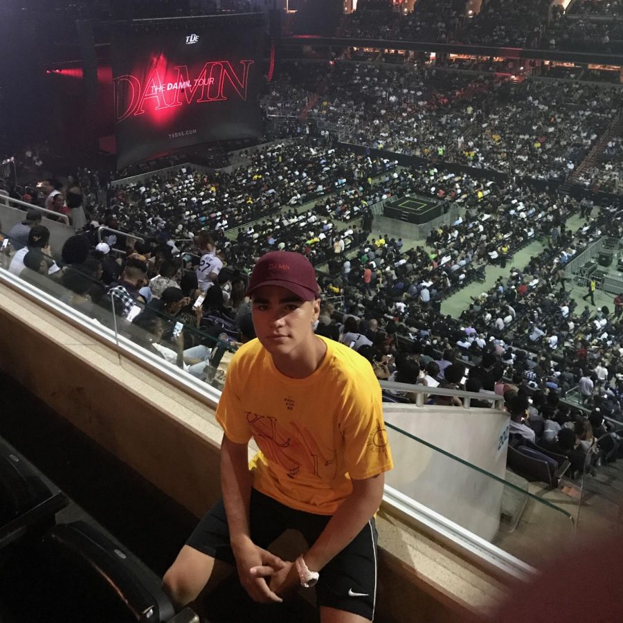 Joey Chang at the Capital One Arena seeing Kendrick Lamar 