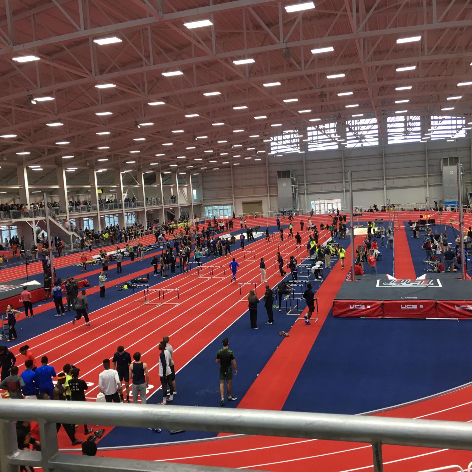 The Virginia Showcase takes place on the indoor track at Liberty University. This elite meet is held on Liberty’s state of the art hydraulic banking track, which can have the incline changed. WS sent 17 athletes last year. Notably, the Spartan girls won the 4x800 meter relay.