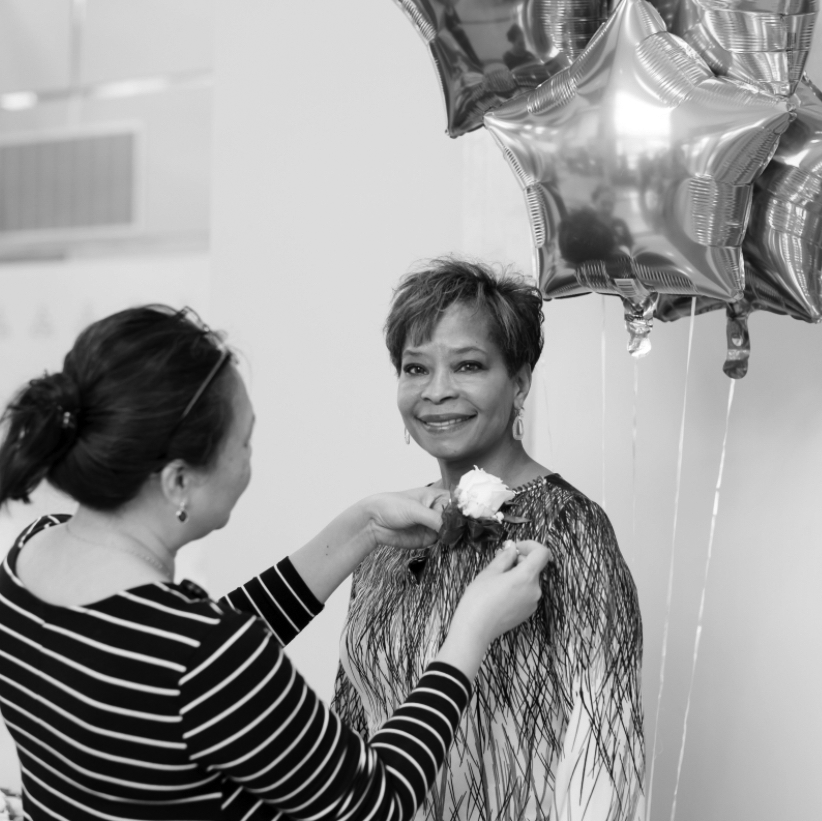 Geosystems teacher Cathy Simmons preparing for a celebration. Simmons and a few other long-time WS teachers are retiring from FCPS this June and moving on to new chapters of their lives.