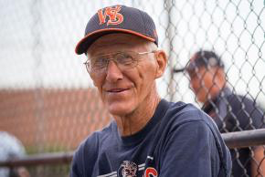 WS volunteer groundskeeper Bob Little is known for his dedication to keeping our athletic fields in great shape.
