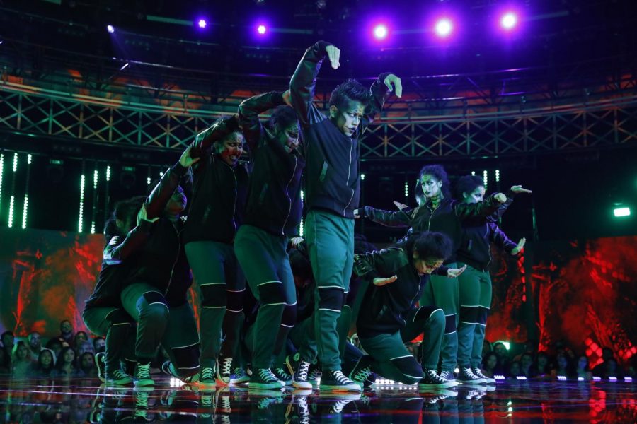 Members of the West Springfield Dance Team perform on World of Dance, an NBC competition dance show. Their appearance was the culmination of months of work, and their advancement to the next level was particularly notable as they were one of the first public high school dance teams on the show. 