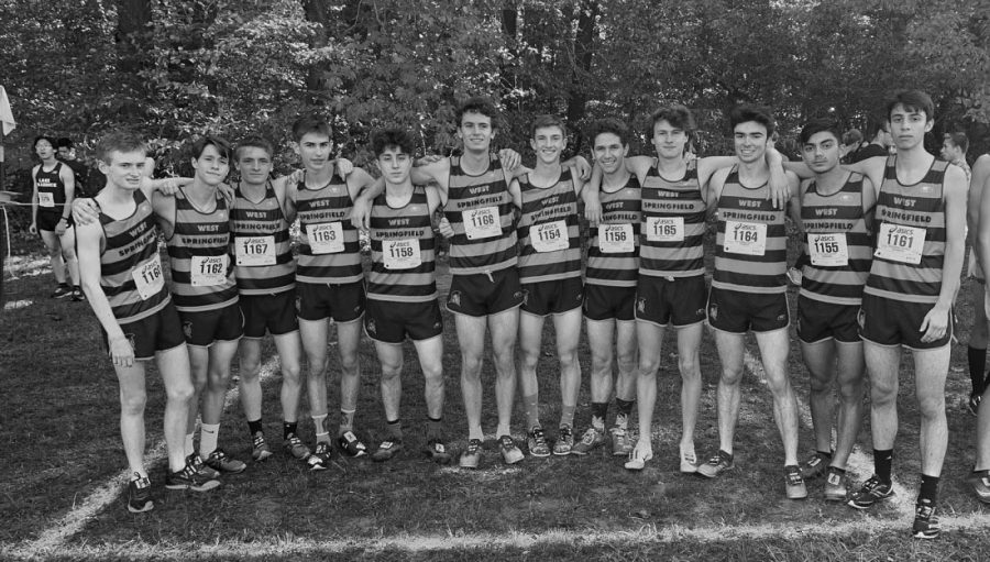 The boys cross country team poses for a celebratory picture after taking first place at the Patriot District Championship at Burke Lake. WS had six boys place in the top ten: Sean Stuck and Sam Pritchard took first and second place ahead of Alex Asady, Chris Weeks, JJ Comely, and Nate Pohlsander. The girls cross country team also performed well, with Katie Orchard and Amy Herrema taking second and third place, respectively.