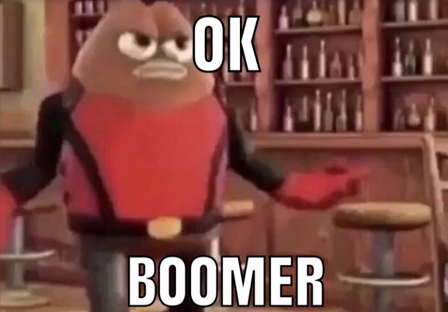An example of an ok boomer meme. The catchphrase gained traction on the internet through various comedic pictures and videos that included the expression. The younger generations using this phrase have even adopted their own name: zoomers, after Generation Z, or those born after 1997. The phrase quickly became a hit as it made national headlines.