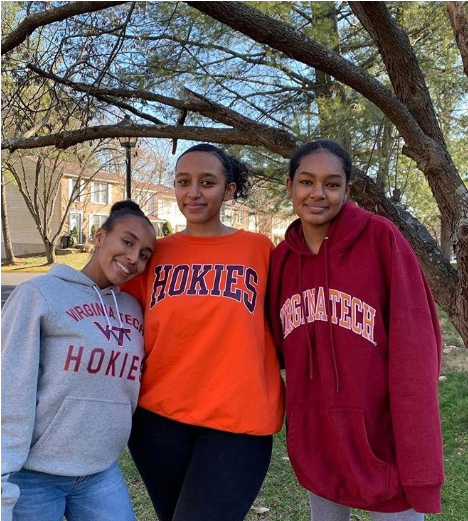 Seniors Eden Mammo, Afomiya Alemayehu, and Bethanya Fseha have all committed to Virginia Tech and plan to continue their education at VT.