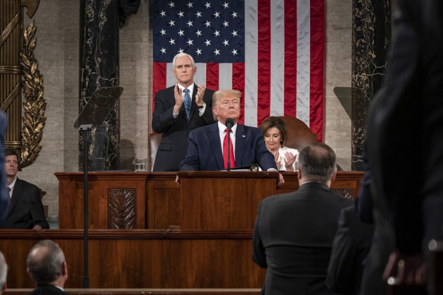 On February 4, 2020 President Donald Trump gave his State of the Union Address where he bragged about all the good his presidency has brought. This speech sparked controversy for many reasons, one being the actions of Speaker of the House Nancy Pelosi ripping up his speech and another being Trump awarding Rush Limbaugh the Presidential Medal of Freedom.