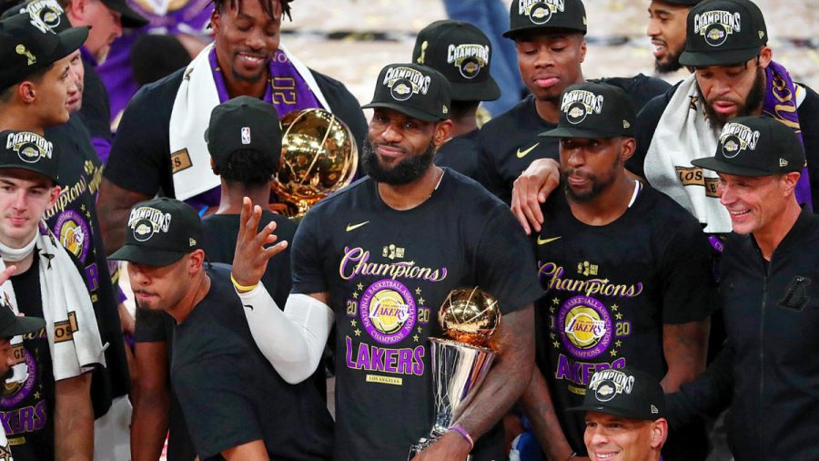 Lebron James and the 2020 Los Angeles Lakers celebrated the franchise’s first title since 2010, which was Kobe Bryant’s final championship.