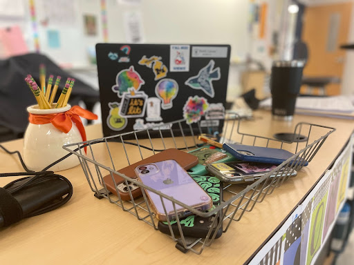 Some teachers have alternative methods of curbing phone usage in their class, such as collecting phones and returning them when the bell rings.