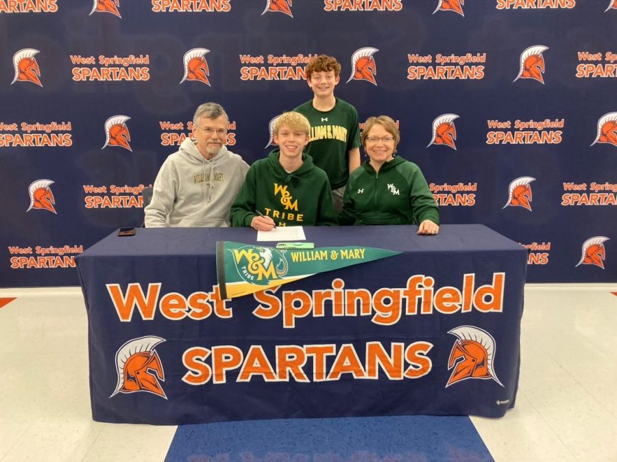 Senior Henry Anderson signs to run cross country and track at William and Mary.