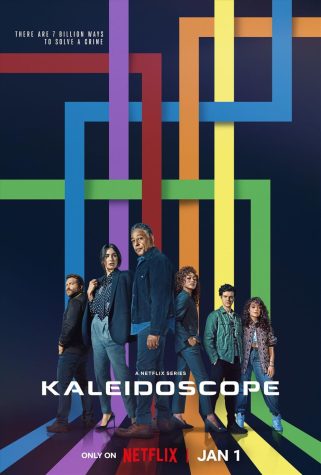 The official poster for “Kaleidoscope.” Much like an actual kaleidoscope, in which the designs inside are changed by shaking or rotating the toy, there are endless different ways to view this story.