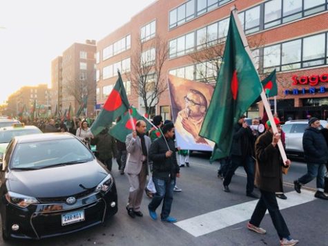 Members of the Bengali diaspora in America continue to celebrate Bangladesh’s independence in Jackson Heights, New York. The death of Sheikh Mujibur Rahman is honored, his impact continues to live in Bangladesh through Prime Minister Sheikh Hasina Wajed, Mujibur’s daughter.