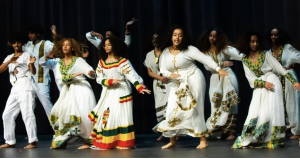 Due to the influx of members who joined since last year, the choreography had to become more structured on the stage since there wasn't as much space for mistakes. The EEC had roughly 40 members in their performance this year.