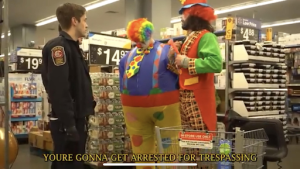 The Classified Goons YouTube channel includes many pranks. One of which includes a “Cops vs Clowns” video.