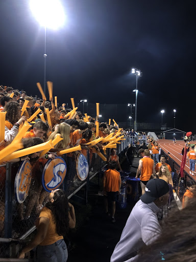 Although extremely crowded, the stands were the place to be throughout the game. Encouraging chants from both students and the cheerleading squad made for an uplifting and spirit-filled experience as the Spartan football team clinched a Homecoming victory. 
