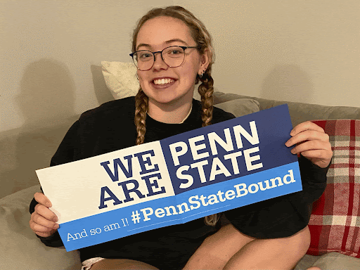 Senior Addie Craighead, while not committed, is considering Penn State as one of her potential options for college in the fall after recently being accepted as she feels that the values and views of the university and state are in line with her own.
